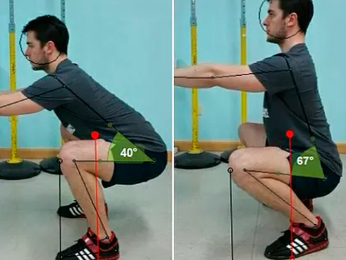 Biomecánica de la sentadilla